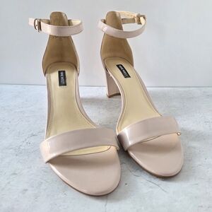Nine West Block Heel Sandals in Blush Color, Size 9M